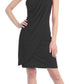 CLEARANCE - Eureka 1901 Knee Length Side Draped Red Short Cocktail Dress (Size 2XL)