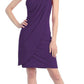 CLEARANCE - Eureka 1901 Knee Length Side Draped Red Short Cocktail Dress (Size 2XL)