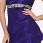 CLEARANCE - Cinderella Divine 1341 Pleated Body Beaded Layered Gown (Size M)