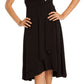 CLEARANCE - Royal Blue Dinner Cruise Evening Dress Knee Length (Size XL)
