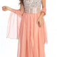 CLEARANCE - Eureka Fashion 2401 One Shoulder Corset A-Line Long Ball Gown (Size 2XL)