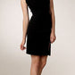 CLEARANCE - Celavie 6031s Black Wedding Guest Dress Elegant (Size XL)