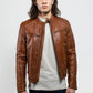 Whet Blu NYC Zack men's fashion leather jacket, front view