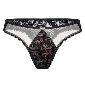 Unikat Zoe Sheer Velvet Thong Panty-1